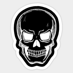 Vintage Skull Sticker